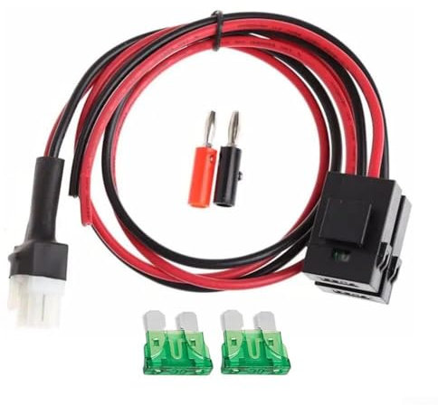 Cable de alimentación CC de 6 pines para transceptores ICOM, cable de alimentación de 30 amperios para TS50s TS60s TS140 TS440