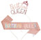 Geburtstagskrone und Schärpe, Geburtstagskönigin Schärpe & Strass Tiara Set, Strass Geburtstag Tiara Queen Schärpe für Frauen Mädchen, 21. 30. 40. 50. 60. Geburtstag Geschenke