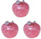 Lbvzxkad 3 Pz Quarzo Rosa Naturale Rosa Mela per Decorazioni di Coppia Decorazione della Casa Studio Sala Decorazione Regalo DIY
