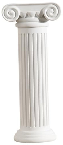 VICASKY Retro Roman Pillar Flower Holder Artificial Gypsophila Column Planter for Wedding Centerpieces