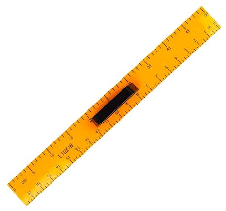 KiBcsLic Großes Gerades Lineal, Klare Skala, 50 Cm, für Technisches Whiteboard Entwurf