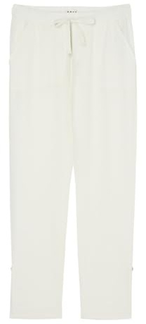 Roxy On The Seashore - Cargo Hose aus Leinen für Frauen Weiß