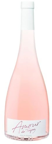 Domaine Tropez Amour de Tropez Rosé Roséwein trocken Côtes de Provence AOC Frankreich inkl. FeinWert E-Book (1 x 0,75l)