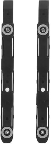 Hoite Rail de montage pour disque dur 6,3 pouces en plastique, 1 paire, noir