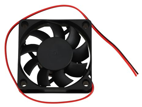Briny River Ventilador de Refrigeración con Motor de 2 Hilos Y Rodamientos de Bolas 60 X 60 X 15 Mm para Ordenadores Servidores Y Racks.
