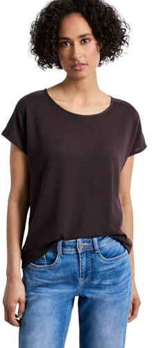 Damen Shirt mit Boatneck und Schulterdetail