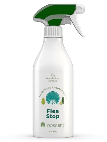 Inoscent Flea Killer Spray for the Home (500ml) For Cat & Dog Bedding, Carpets, Soft Furnishings & Hard Surfaces | Pet & Family Safe | Non-Toxic, Non-Staining. Eco Conscious Pest Control