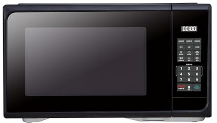 1000W 34L Commercial Microwave Oven with Digital Display, Auto Defrost, One-touch Express Cook with Pre-Programmed Auto Cook, Easy Clean Liner, 360° Turntable - Black - EM1034