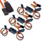 VUNIVERSUM 3X Stück Premium Schalterkabel Strom Schalter Servo Kabel 3X JR BEC Graupner Stecker Buchse RX An/Aus On/Off RC Powerschalter Empfänger LED Lipo Akku Switch Modellbau