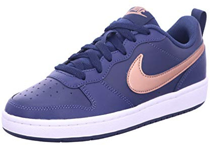 Nike Jungen Court Borough Low 2 (GS) Sneaker, Blau/rot-bronz,40 EU