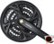 SHIMANO Kurbelgarnitur Trekking FC-M371 Vierkant 175mm 48-36-26Z. 9f. schwarz