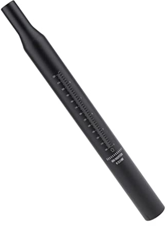 Harilla Sattelstütze 33.9/34.9x350/450 / 550mm Zum Falten des Sitzpfostens, Schwarz, 33,9 x 350 mm