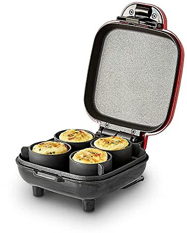 Candora Egg Bite Maker with 4 Silicone Molds for Breakfast Sandwiches, Healthy Snacks or Desserts