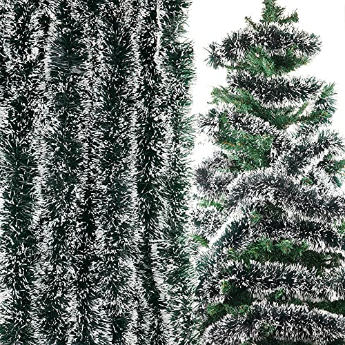 BETESSIN 6pz Ghirlanda Natalizia 12m Festone Natalizio Ghirlanda di Natale Decorazione dell'albero di Natale Capodanno Vacanze per Casa Interni ed Esterni Fai da Te