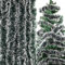 BETESSIN 2m*6pcs Guirnalda Oropel de Navidad Espumillón Decoración Colgante Oropel para Árbol Navidad Adornos Accesorios para Decoración Pared Ventana Escalera Regalos