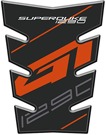 Tankpad aus Kunstharz, 3D-Effekt, kompatibel mit K.T.M. SuperDuke 1290 GT v1