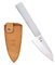Keith Couteau de Cuisine Titanium avec Étui, Ti8741, Couteau Ultraléger en Titane pour Cuisine, Camping, Randonnée, Bivouac, Découpe Précise de Viandes, Fruits & Légumes (34.7 x 8.0 x 2.3 cm)
