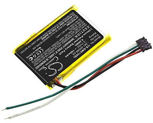TECHTEK batterie compatibile con [Garmin] 3LA037240, Edge 130 sostituisce 361-00086-02 FBA