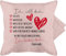 Kissenbezug - Partner Kissen Ideen - Ich Will Dich Heute Morgen nächste Woche I Ich Liebe Dich Geschenk Paar Geschenke - 50 x 50 cm - Hellrosa - liebes paarkissen Valentinstag Love kuschelkissen