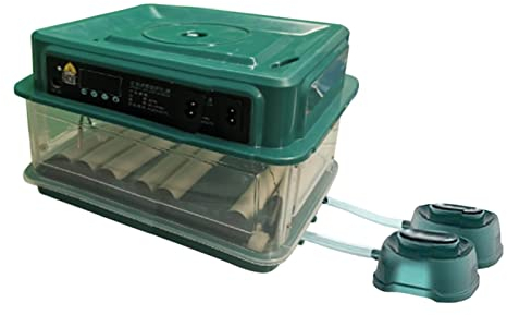 Eier Inkubator Vollautomatische Brutmaschine, Automatische Hühnerbrutmaschine mit LED-Temperaturanzeige, Intelligenter Brutapparat Kleine Eierbrutmaschine für Enten Taube Gans Wachtel Vogel, 12 Eier