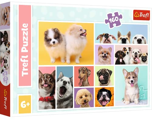 Puzzle 160 - Hunde Collage, Hundefreundschaft