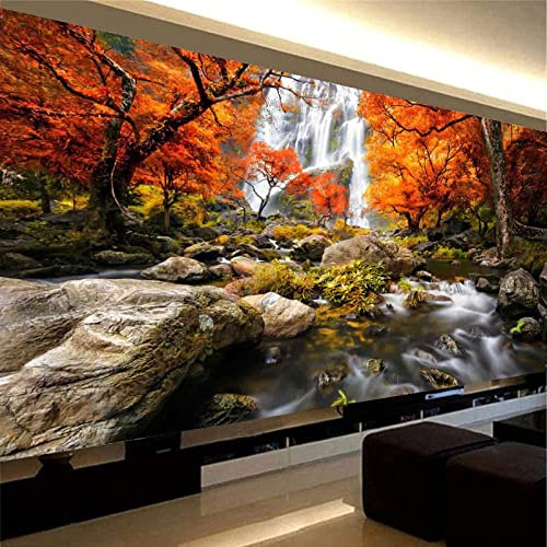 Trayosin Diamond Painting Wasserfall Natur 5D Diamant Painting Bilder Erwachsene Groß XXL Diamant Malerei Kits mit Diamond Painting Zubehör Als Geschsenk Und Wanddekoration Zu Hause (120x50cm)