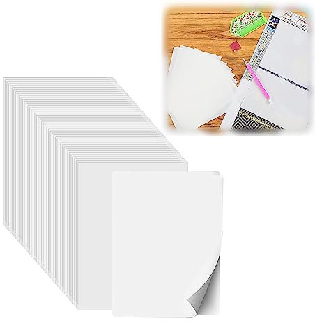 100 Stücke Diamond Painting Trennpapier Doppelseitig, Diamond Painting Silikonpapier, Diamant Malerei Trennpapier, Doppelseitiges Trennpapier Antihaft Diamant Malerei , für Malerei für Diamant