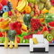 Obst, Obstladen Fototapete Abziehen Und Aufkleben Selbstklebende Tapete Abnehmbare Große Aufkleberfolie Wanddekoration Druckbild Bild Wandaufkleber Wandposter Kinderzimm 300 (Breite) x 210 (Höhe) cm