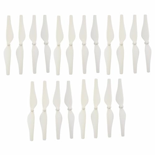 SwepS D-JI Tello Blades 20PCS Fernbedienung Flugzeug Zubehör Teile Drone Blade Weiß Propeller