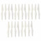 SwepS D-JI Tello Blades 20PCS Fernbedienung Flugzeug Zubehör Teile Drone Blade Weiß Propeller