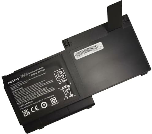 FESTAS 11.25V 46Wh Neuf SB03XL 717378-001 HSTNN-LB4T Batterie Compatible avec HP EliteBook 820 825 G1 G2 720 725 G1 G2 Series SB03026XL SB03046XL E7U25ET 717377-001 740362-001 HSTNN-IB4S