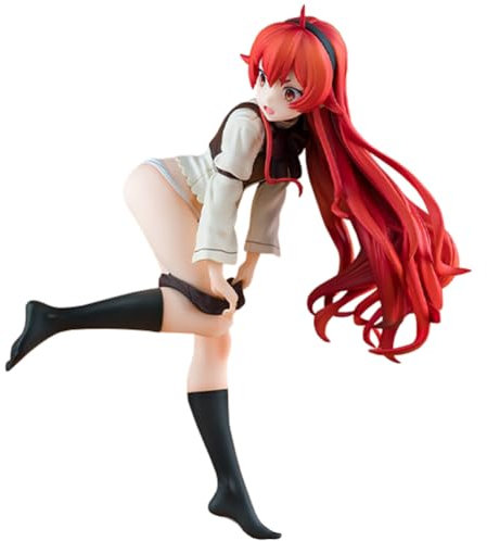 Gooyeh Mushoku Tensei: Jobless Reincarnation Figur Eris Greyrat Figuren Anime Figur Eris Greyrat PVC Statue Sammlerstück Dekoration Ornamente 18CM