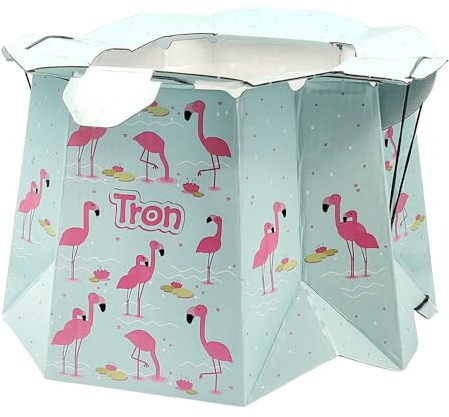 Pot jetable pour Enfants, supporte Une Pression de 30 kg, Facile à Utiliser, absorbe Les liquides et élimine Les odeurs, Design : Flamants Roses