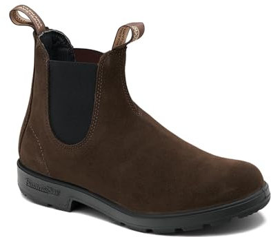 Blundstone Stivali Chelsea unisex Bl2410, Camoscio marrone., 10 Women/8 Men