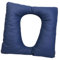 Sharplace Toilet Seat Cushion Padded Cushion Waterproof Portable with Fixing Straps Toilet Seat Riser PU Leather for Bedridden Patients, Dark Blue