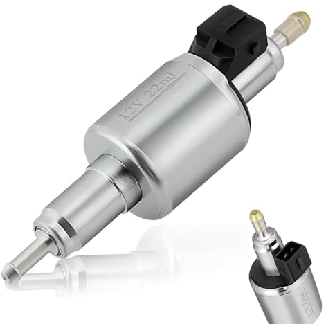 ANBOO Ölpumpe 12V 22ML Kraftstoffpumpe Heizungspumpe Dieselpumpe, mit Ölpumpendeckel für Standheizung 8KW 5KW 2KW, Webasto Eberspacher Dosierpumpe Standheizung Zubehör
