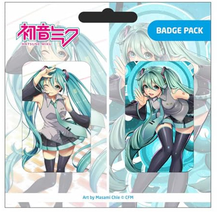 POPBuddies Hatsune Miku (Art by Masami Chie) Badge Pack