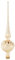 Rudolphs Schatzkiste Thüringer Christbaumschmuck Baumspitze Eischampagner BxHxT 6x27x6cm NEU Baumbehang Weihnachtsbaumschmuck Christbaum Christbaumschmuck Weihnachten Baumschmuck Holzschmuck Holz