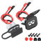 KarlKers 50A Battery Quick Connect/Disconnect Connector 8AWG for Anderson Plug Cable, 1.3FT Waterproof Battery Cable Connector with O-Ring 12V Wire Harness Plug Terminal for Car Winch Trailer 2 Pack