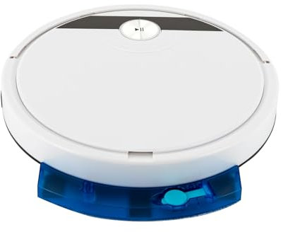Saugroboter, mit Wischfunktion 3 in 1, Staubsauger Roboter mit 1800Pa Saugkraft, Reinigungsmodi Roboterstaubsauger, Saugroboter Tierhaare und Hartböden, mit APP Steuerung mit Fernbedienung (Weiß)