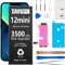 Akku für iPhone 12 Mini Ersatzakku für iPhone 12 Mini A2399 A2400 A2398 A2176 mit professionellem Reparaturwerkzeug und Anleitung