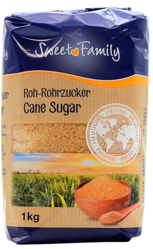 Nordzucker Sweet Family Roh-Rohrzucker unrafffiniert, 10er Pack (10 x 1 kg)