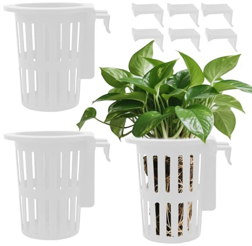 Uhngw Porta Piante Per Acquario - Vasi Per Piante Acquatiche - Decorazioni Subacquee Per Coltivazione Invaso Sommerso Laghetto E Sistemi Acquaponici Idroponici