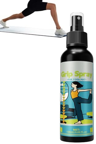 Yoga Mattspray – 120 ml, Slip Resistant Yoga Mat Spray Firm Grip | Multifunktional Reibungsbooster Sport Cleaner für Weightlifting Gymnastics Rock Climbing Training