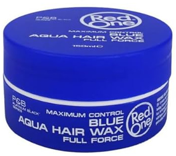 Aqua Hair Wax Blau, Haarwachs, starker Halt, Max Hold 150 g