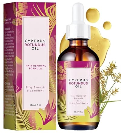 Cyperus Rotundus Oil Hair Removal Liquid - SulisBody Natural Depilatory Solution, Gentle Formula for Smooth Skin, Cyprus Rotundus Extract, Painless Hair Removal Cream