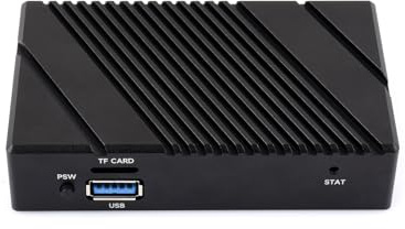 TUOPUONE Mini-computadora Gigabit / 2.5G Dual Ethernet (B) basado en Raspb Pi CM5 (no incluido), puertos Ethernet RJ45 duales, soporta salida de pantalla 4K e interfaces MIPI duales
