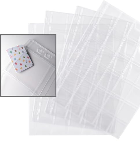 Aufbewahrung für Amiibo Karten - Sammelalbum Blätter mit 30 Mini Fächer pro A4 Blatt