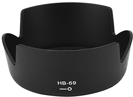Mugast Camera Lens Hood,Portable Rainproof Sun Shade with Lens Cap,Sling for Nikon AF-S DX 18-55mm f/3.5-5.6G VR II D3200 D3300 D5200 D5300 Lens
