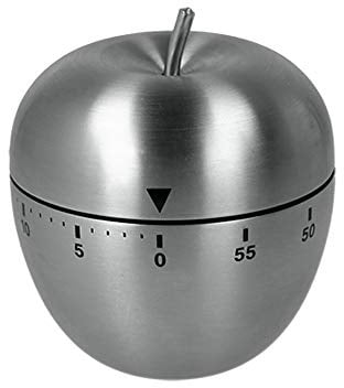 Metaltex 259222000 Timer Apfelform 60 Min. INOX